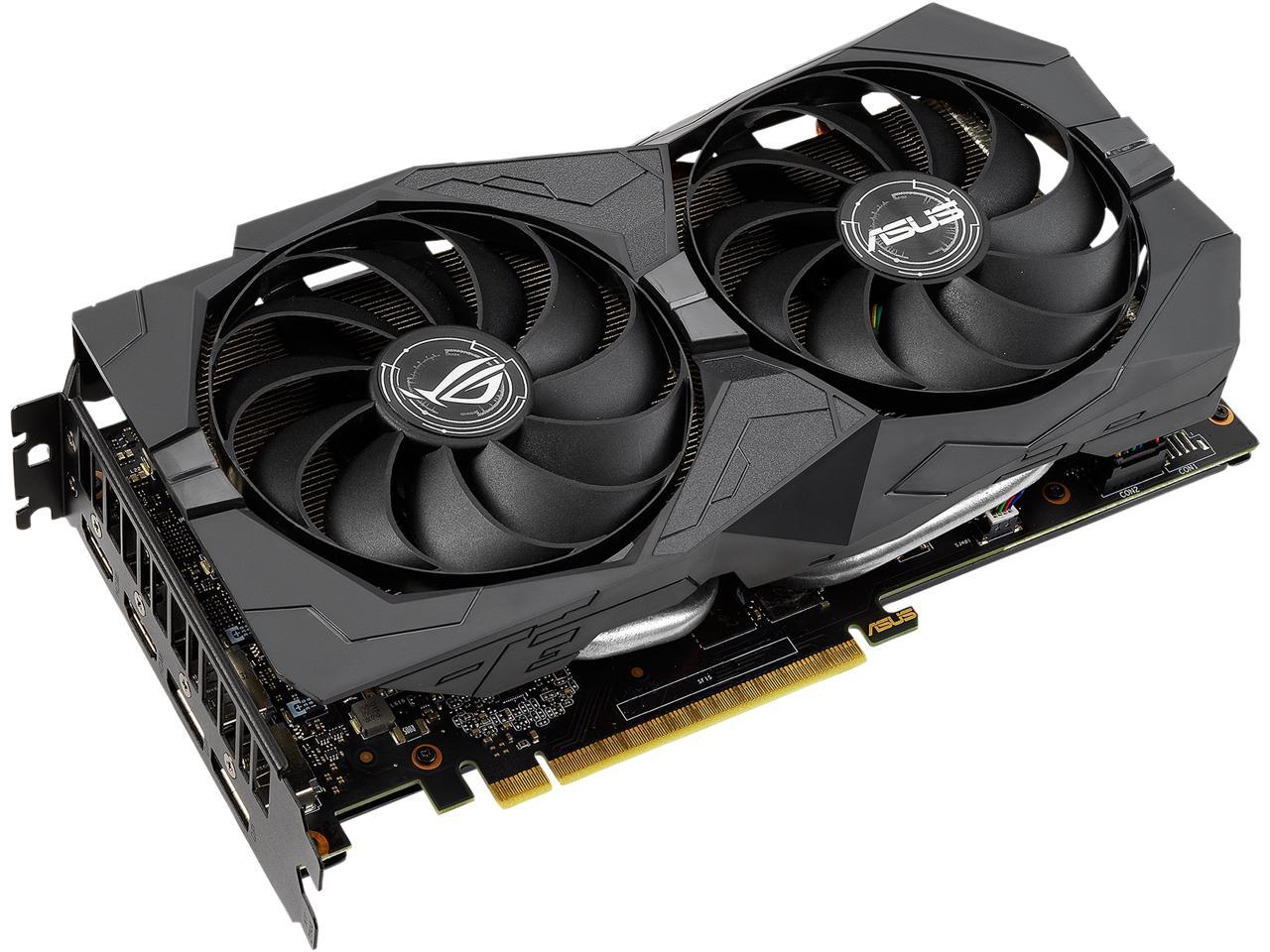 ASUS ROG Strix GeForce GTX 1650 SUPER Advanced 4GB Edition GDDR6 HDMI 2.0 DP 1.4 Gaming Graphics Card (ROG-STRIX-GTX1650S-A4G-GAMING)