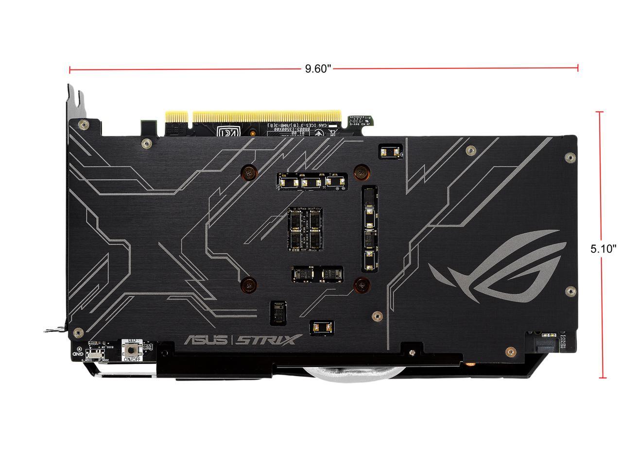 ASUS ROG Strix GeForce GTX 1650 SUPER Advanced 4GB Edition GDDR6 HDMI 2.0 DP 1.4 Gaming Graphics Card (ROG-STRIX-GTX1650S-A4G-GAMING)