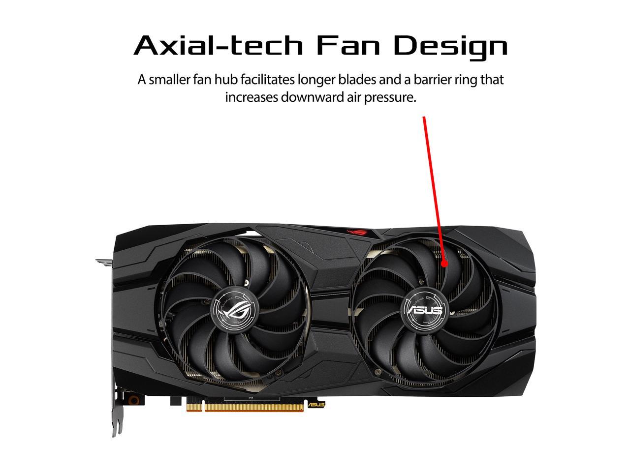 ASUS ROG STRIX AMD Radeon RX 5500 XT Overclocked 8G GDDR6 HDMI DisplayPort Gaming Graphics Card (ROG-STRIX-RX5500XT-O8G-GAMING)