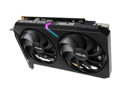 ASUS Dual NVIDIA GeForce RTX 2070 MINI OC Edition Gaming Graphics Card, PCIe 3.0, 8GB GDDR6, HDMI, DisplayPort, DVI-D, for Intel NUC 9 Extreme Kit, Intel NUC 9 Pro Kit and Small Chassis (DUAL-RTX2070-O8G-MINI)