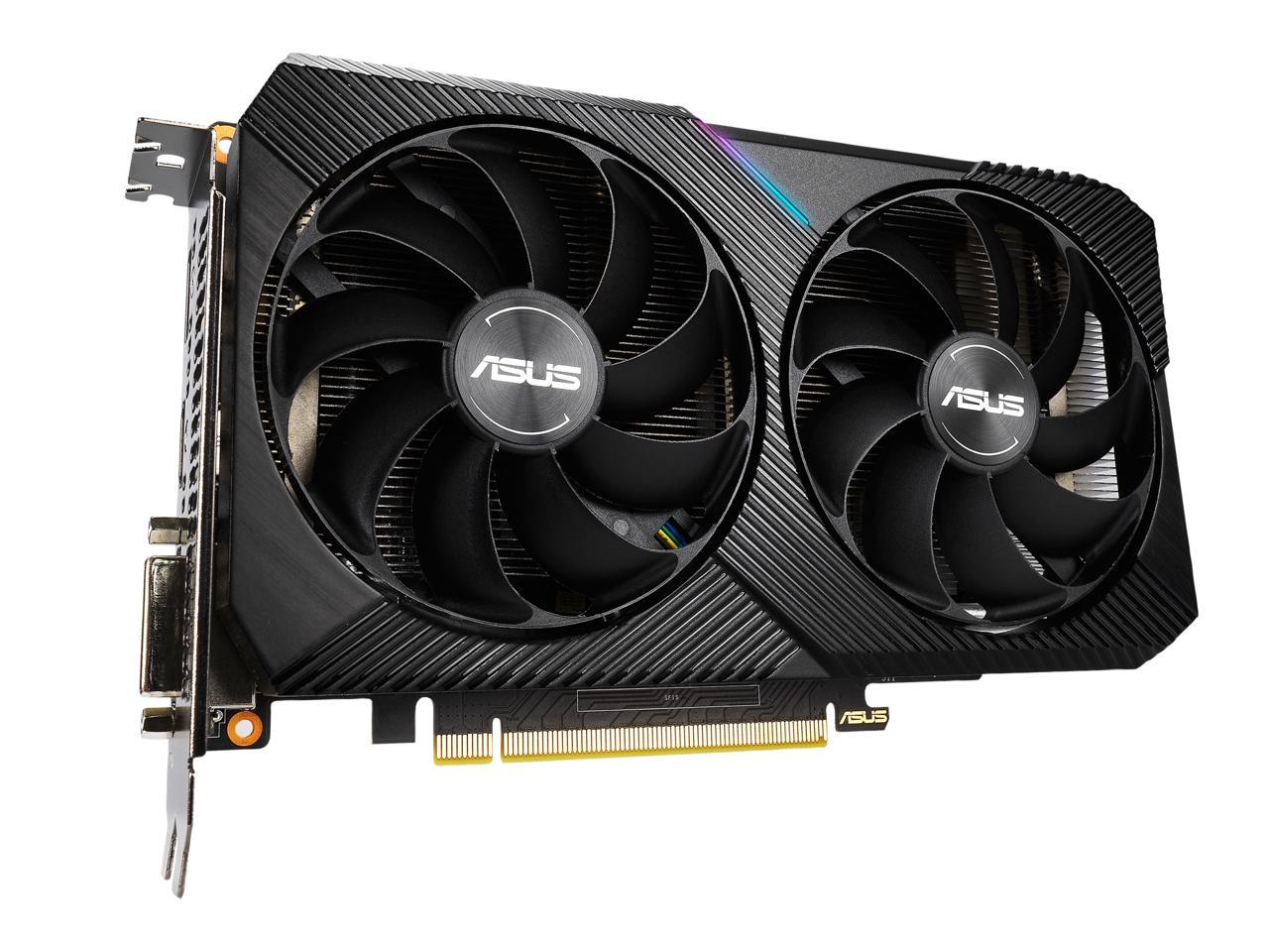 ASUS Dual NVIDIA GeForce RTX 2070 MINI OC Edition Gaming Graphics Card, PCIe 3.0, 8GB GDDR6, HDMI, DisplayPort, DVI-D, for Intel NUC 9 Extreme Kit, Intel NUC 9 Pro Kit and Small Chassis (DUAL-RTX2070-O8G-MINI)