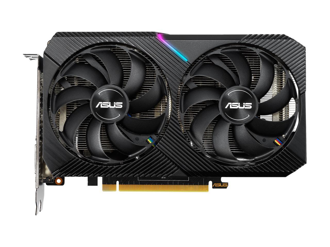 ASUS Dual NVIDIA GeForce RTX 2070 MINI OC Edition Gaming Graphics Card, PCIe 3.0, 8GB GDDR6, HDMI, DisplayPort, DVI-D, for Intel NUC 9 Extreme Kit, Intel NUC 9 Pro Kit and Small Chassis (DUAL-RTX2070-O8G-MINI)