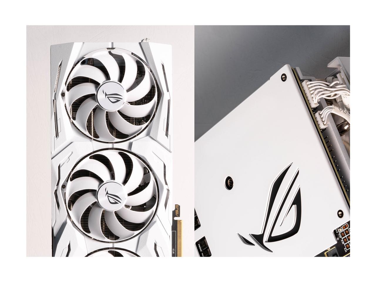 ASUS ROG STRIX GeForce RTX 2080 SUPER ROG-STRIX-RTX2080S-O8G-WHITE-GAMING 8GB 256-Bit GDDR6 PCI Express 3.0 HDCP Ready SLI Support Video Card