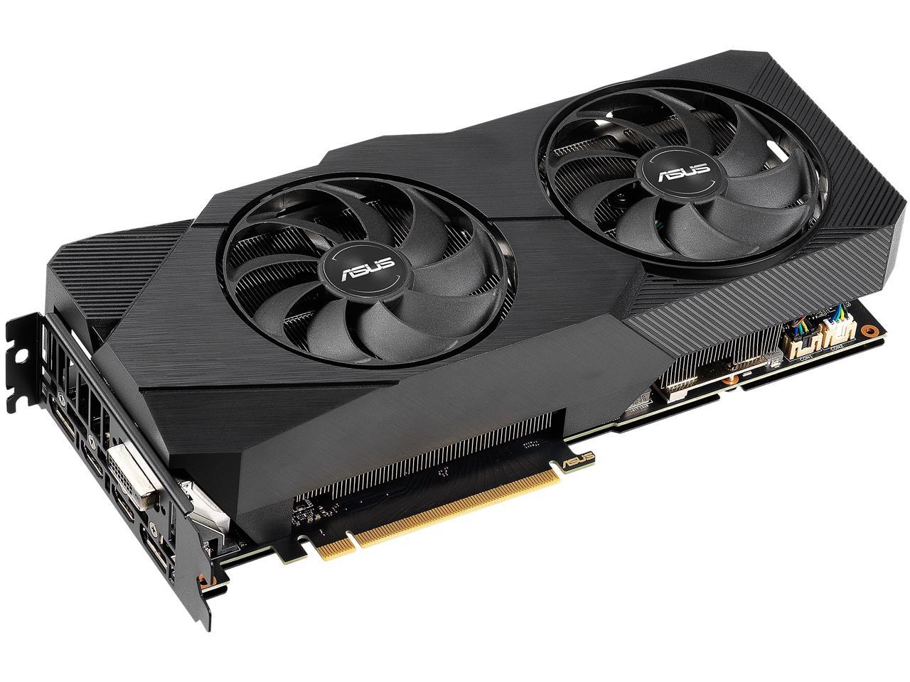 ASUS Dual GeForce RTX 2070 DirectX 12 DUAL-RTX2070-O8G-EVO-V2 8GB 256-Bit GDDR6 PCI Express 3.0 HDCP Ready Video Card