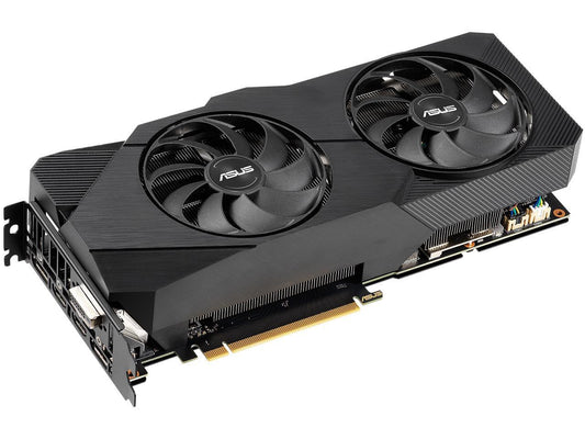 ASUS Dual GeForce RTX 2070 DirectX 12 DUAL-RTX2070-O8G-EVO-V2 8GB 256-Bit GDDR6 PCI Express 3.0 HDCP Ready Video Card