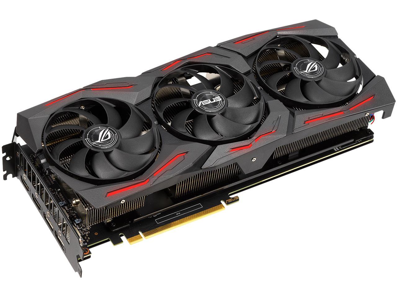 ASUS ROG STRIX GeForce RTX 2060 DirectX 12 ROG-STRIX-RTX2060-O6G-EVO-GAMING 6GB 192-Bit GDDR6 PCI Express 3.0 HDCP Ready Video Card