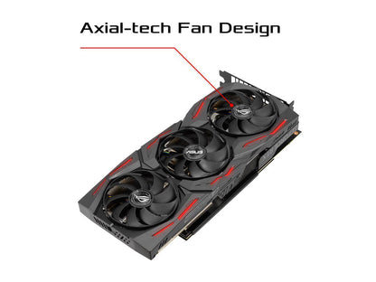 ASUS ROG STRIX GeForce RTX 2060 DirectX 12 ROG-STRIX-RTX2060-O6G-EVO-GAMING 6GB 192-Bit GDDR6 PCI Express 3.0 HDCP Ready Video Card
