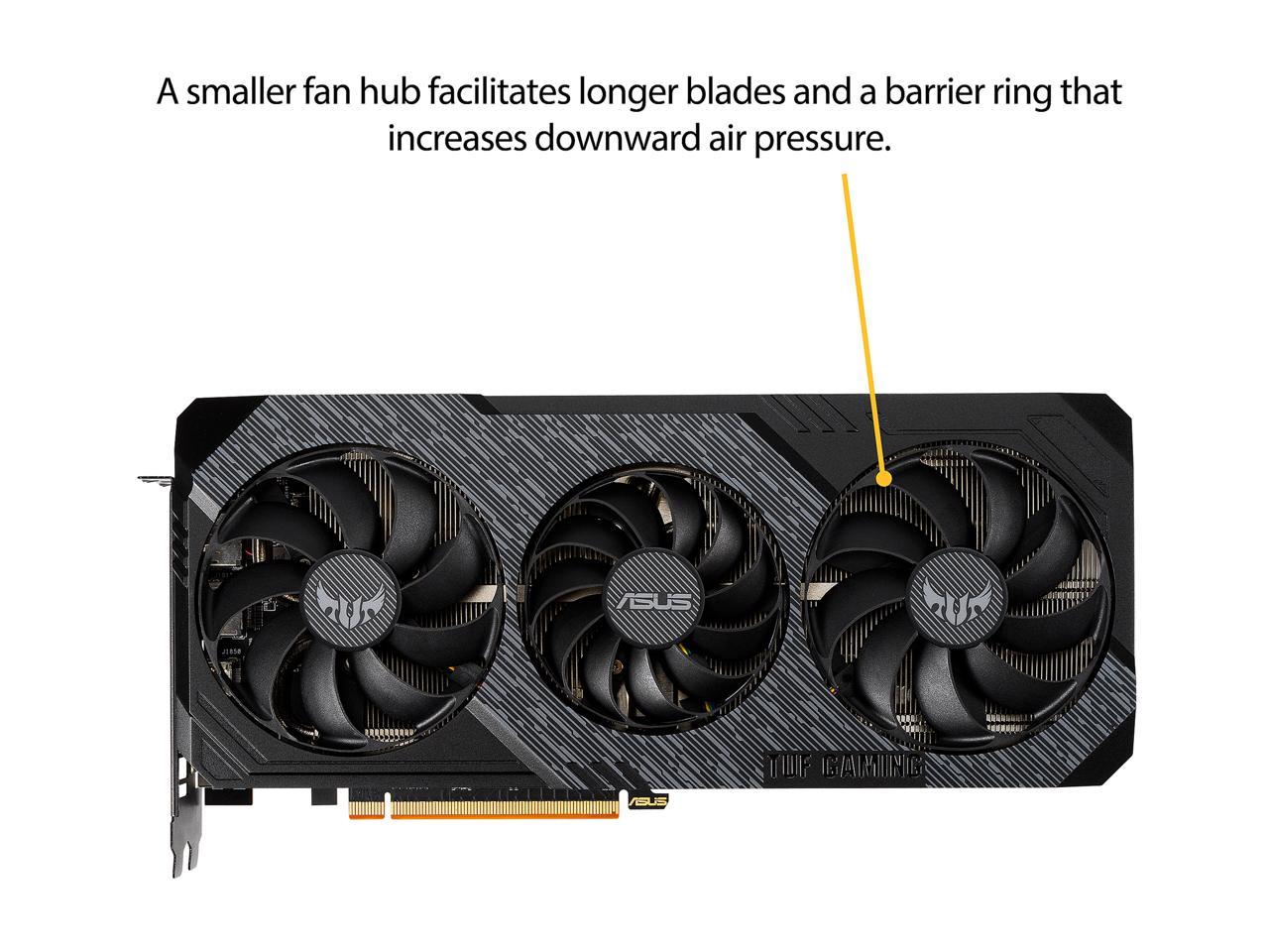 ASUS TUF Gaming X3 Radeon RX 5700 XT DirectX 12 TUF 3-RX5700XT-O8G-EVO-GAMING 8GB 256-Bit GDDR6 PCI Express 4.0 HDCP Ready Video Card