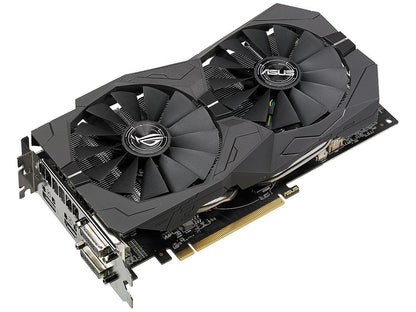 ASUS ROG Strix Radeon 8GB RX 570 DirectX 12 256-Bit GDDR5 PCI Express 3.0 HDCP Ready Video Card ROG-STRIX-RX570-O8G-GAMING