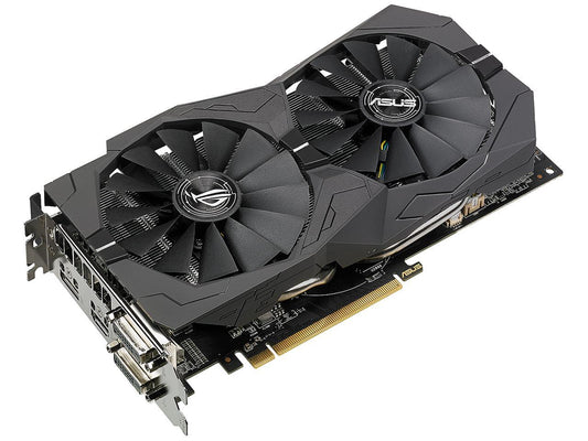 ASUS ROG Strix Radeon 8GB RX 570 DirectX 12 256-Bit GDDR5 PCI Express 3.0 HDCP Ready Video Card ROG-STRIX-RX570-O8G-GAMING
