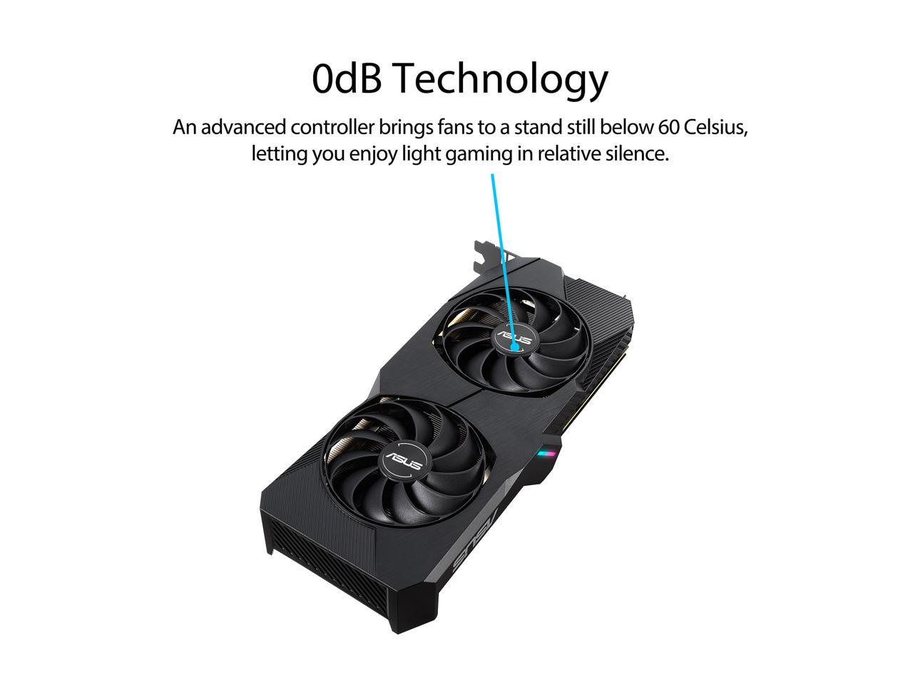 ASUS Dual Radeon RX 5600 XT DUAL-RX5600XT-T6G-EVO 6GB 192-Bit GDDR6 PCI Express 4.0 HDCP Ready CrossFireX Support Video Card