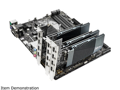 ASUS NVIDIA GeForce GT 710 Graphics Card (PCIe 2.0, 2GB GDDR5 Memory, 4 x HDMI Ports, Single-slot Design, Passive Cooling)