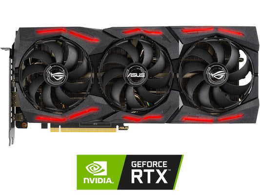 ASUS ROG STRIX GeForce RTX 2060 SUPER ROG-STRIX-RTX2060S-A8G-EVO-V2-GAMING 8GB 256-Bit GDDR6 PCI Express 3.0 HDCP Ready Video Card