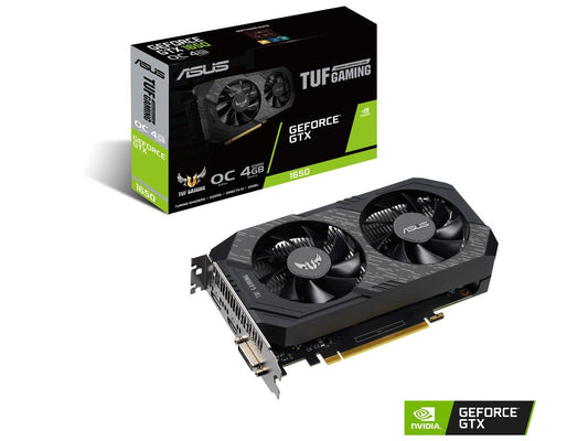 ASUS TUF Gaming GeForce GTX 1650 TUF-GTX1650-O4GD6-P-GAMING 4GB 128-Bit GDDR6 PCI Express 3.0 HDCP Ready Video Card