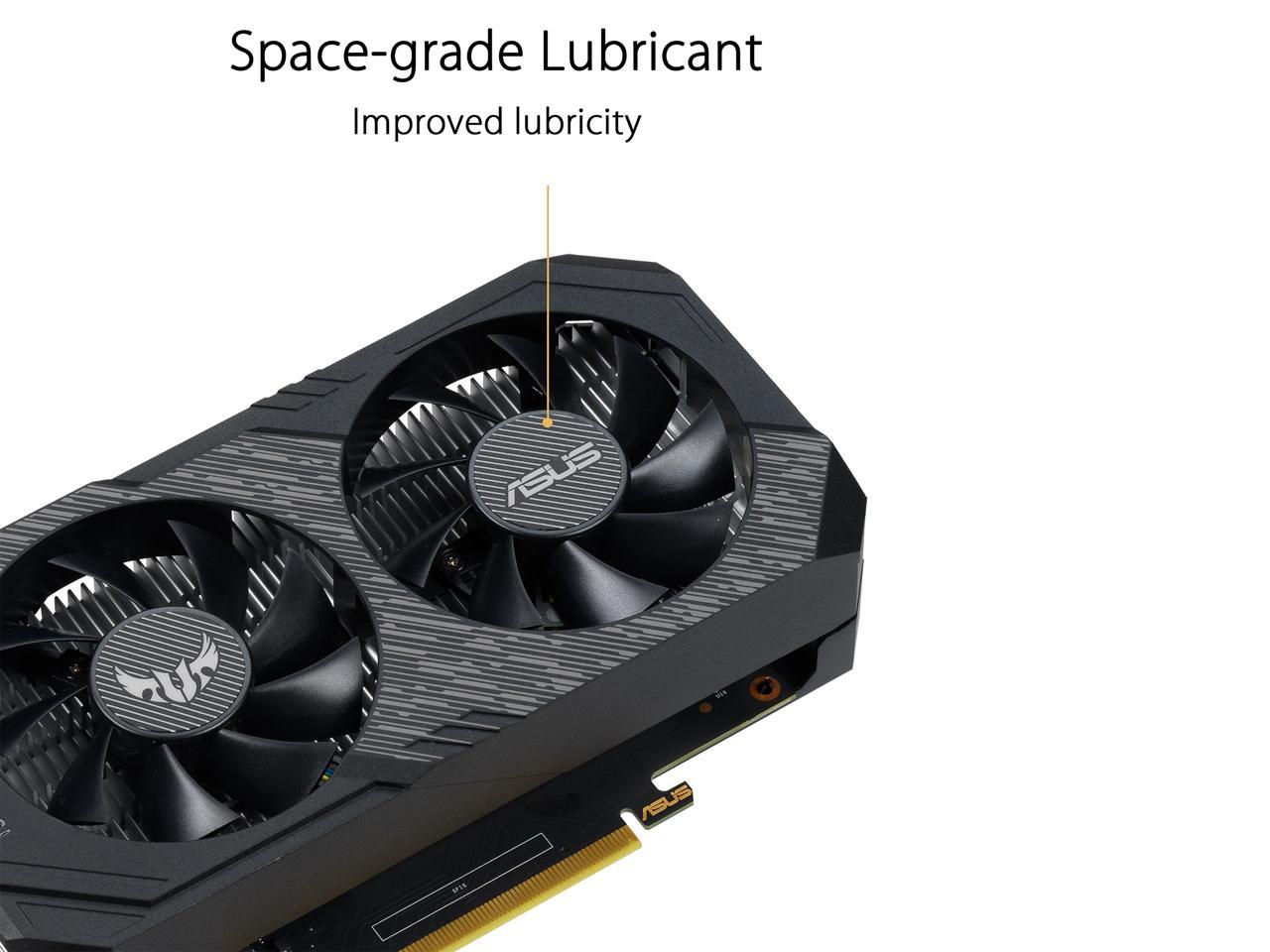 ASUS TUF Gaming GeForce GTX 1650 TUF-GTX1650-O4GD6-P-GAMING 4GB 128-Bit GDDR6 PCI Express 3.0 HDCP Ready Video Card