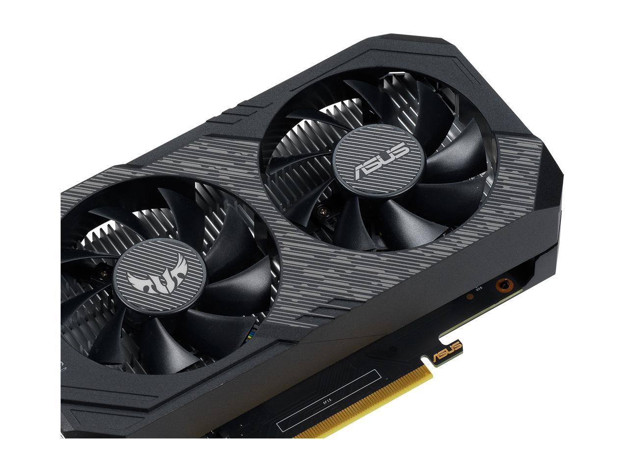 ASUS TUF Gaming GeForce GTX 1650 TUF-GTX1650-O4GD6-GAMING 4GB 128-Bit GDDR6 PCI Express 3.0 HDCP Ready Video Card