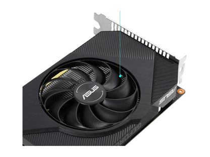 ASUS Phoenix GeForce GTX 1650 PH-GTX1650-O4GD6-P 4GB 128-Bit GDDR6 PCI Express 3.0 HDCP Ready Video Card