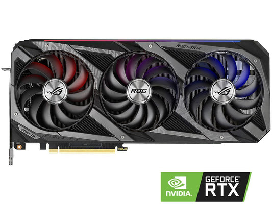 ASUS ROG Strix GeForce RTX 3070 8GB GDDR6 PCI Express 4.0 Video Card ROG-STRIX-RTX3070-O8G-GAMING