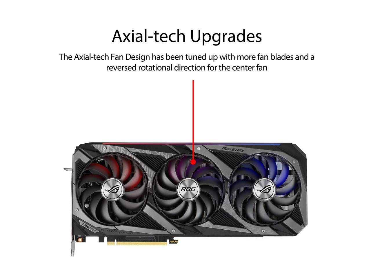 ASUS ROG Strix GeForce RTX 3070 8GB GDDR6 PCI Express 4.0 Video Card ROG-STRIX-RTX3070-O8G-GAMING