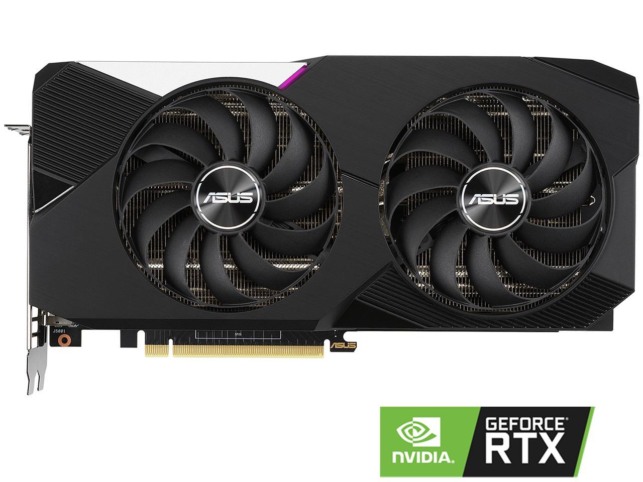 ASUS Dual GeForce RTX 3070 8GB GDDR6 PCI Express 4.0 Video Card DUAL-RTX3070-8G
