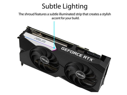 ASUS Dual GeForce RTX 3070 8GB GDDR6 PCI Express 4.0 Video Card DUAL-RTX3070-8G