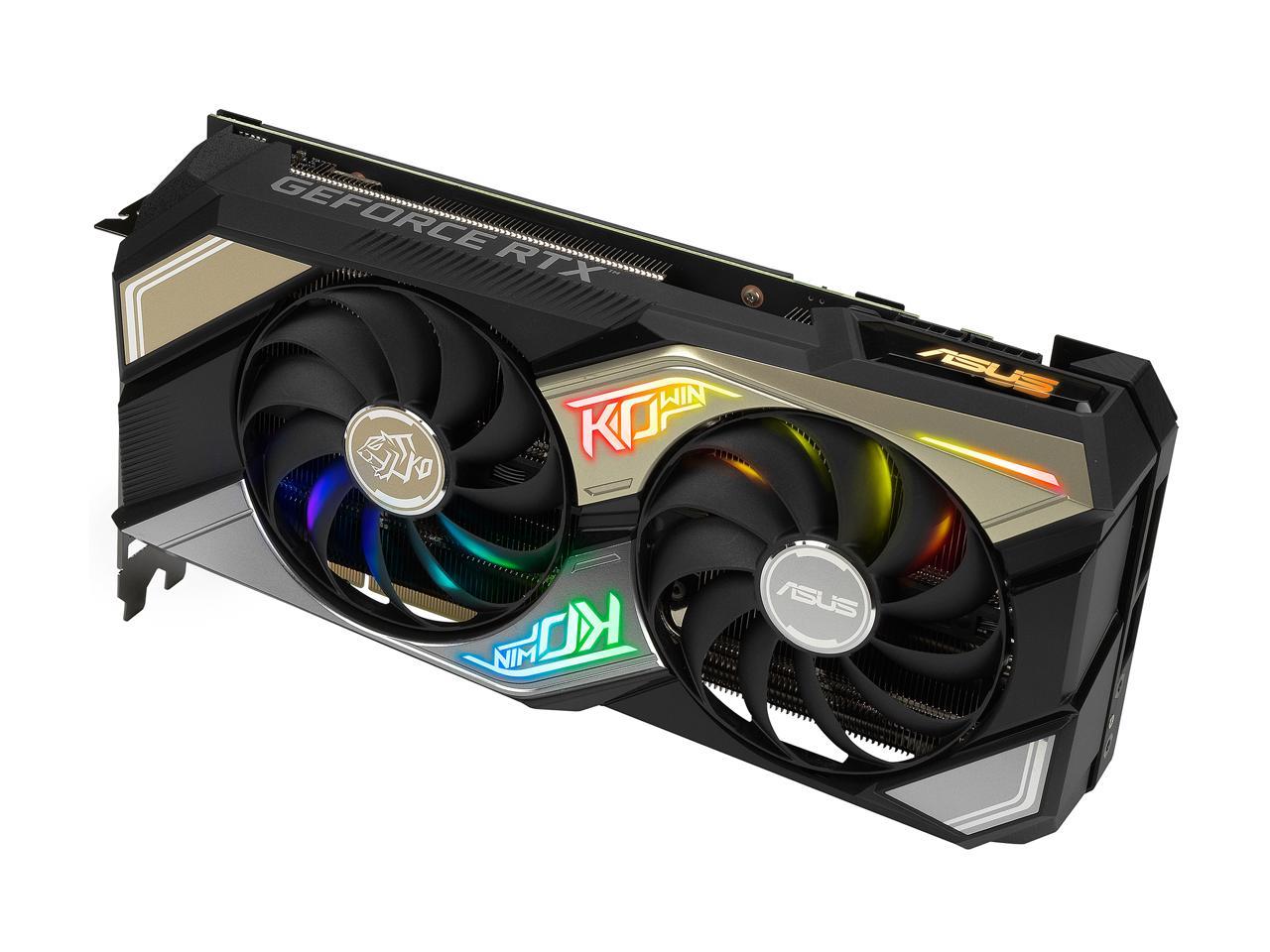 ASUS GeForce RTX 3070 KO-RTX3070-O8G-GAMING 8GB 256-Bit GDDR6 PCI Express 4.0 HDCP Ready Video Card