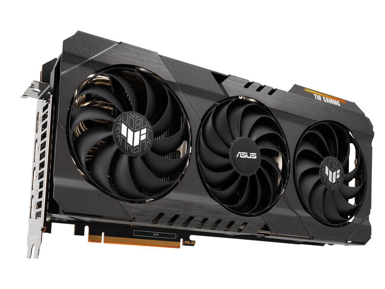 ASUS TUF Gaming Radeon RX 6800 XT 16GB GDDR6 PCI Express 4.0 CrossFireX Support Video Card TUF-RX6800XT-O16G-GAMING