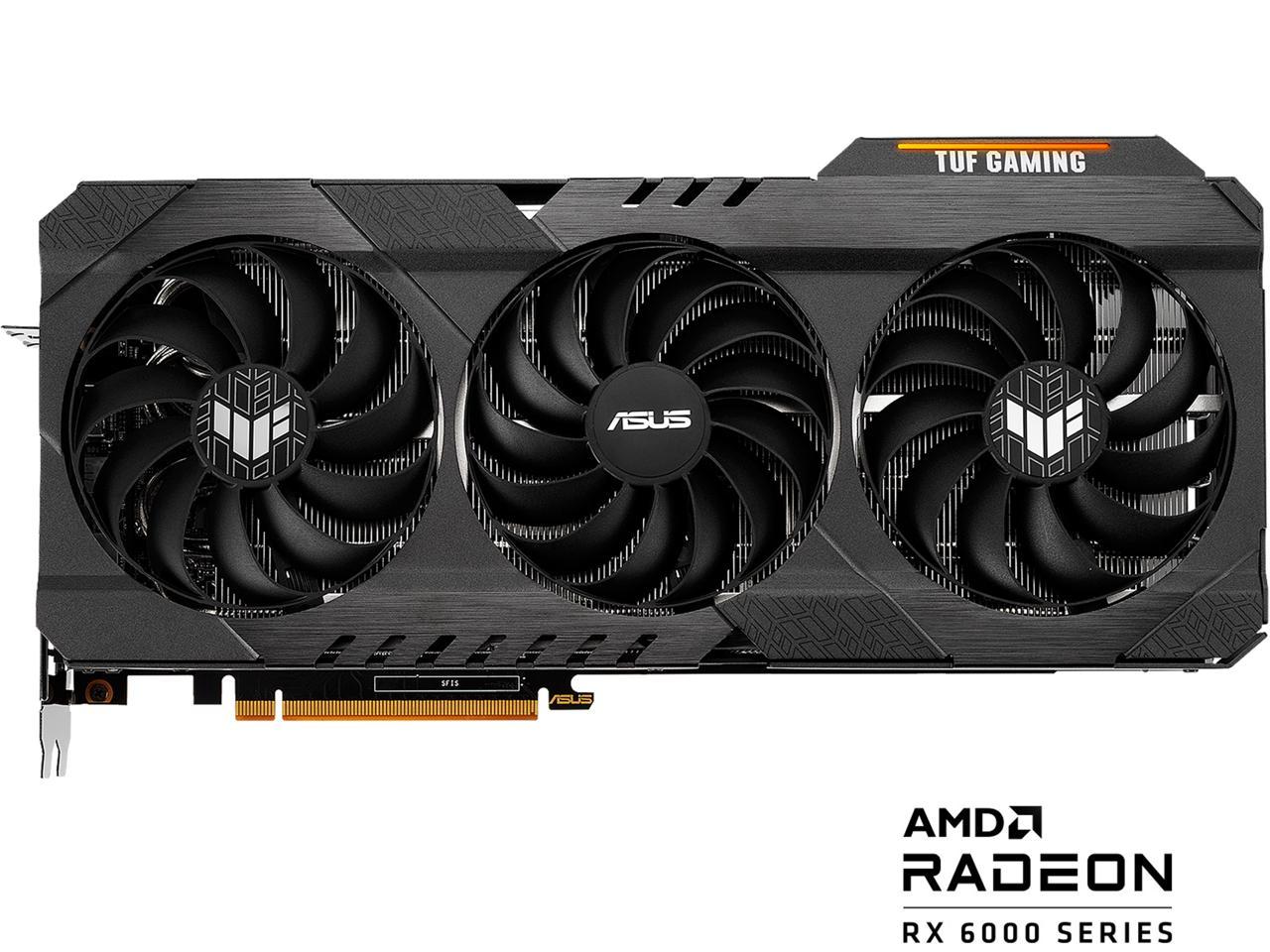 ASUS TUF Gaming Radeon RX 6900 XT 16GB GDDR6 PCI Express 4.0 CrossFireX Support Video Card TUF-RX6900XT-O16G-GAMING