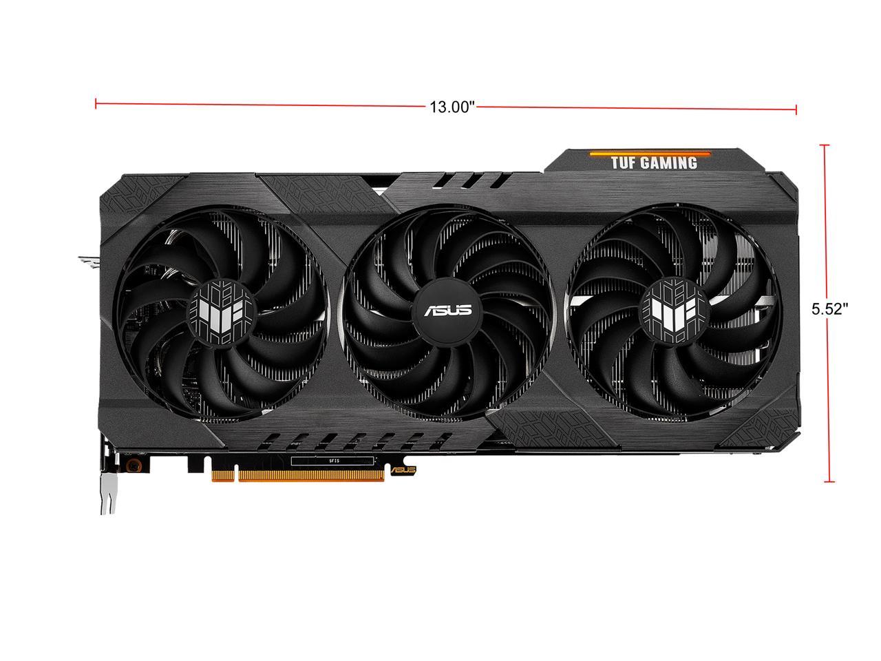 ASUS TUF Gaming Radeon RX 6900 XT 16GB GDDR6 PCI Express 4.0 CrossFireX Support Video Card TUF-RX6900XT-O16G-GAMING