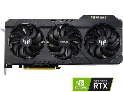 ASUS TUF Gaming GeForce RTX 3060 12GB GDDR6 PCI Express 4.0 Video Card, OC Edition TUF-RTX3060-O12G-GAMING