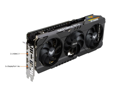 ASUS TUF Gaming GeForce RTX 3060 12GB GDDR6 PCI Express 4.0 Video Card, OC Edition TUF-RTX3060-O12G-GAMING