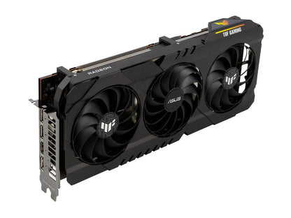 ASUS TUF Gaming Radeon RX 6700 XT OC Edition Graphics Card (AMD RDNA 2, PCIe 4.0, 12GB GDDR6, HDMI 2.1, DisplayPort 1.4a, Dual Ball Fan Bearings, All-aluminum Shroud, Reinforced Frame, GPU Tweak II) - TUF-RX6700XT-O12G-GAMING