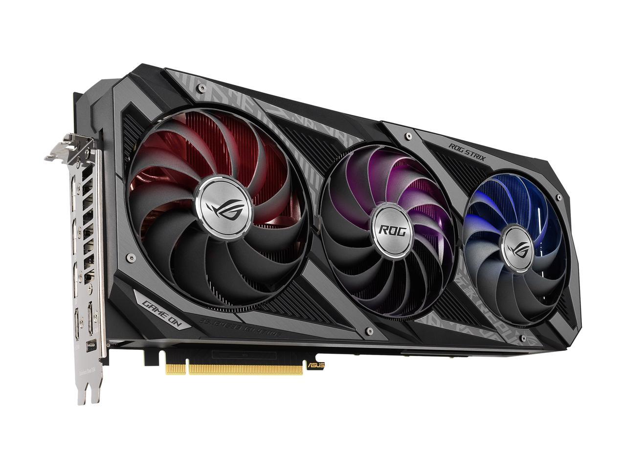 ASUS ROG Strix GeForce RTX 3070 Ti 8GB GDDR6X PCI Express 4.0 x16 Video Card ROG-STRIX-RTX3070TI-O8G-GAMING
