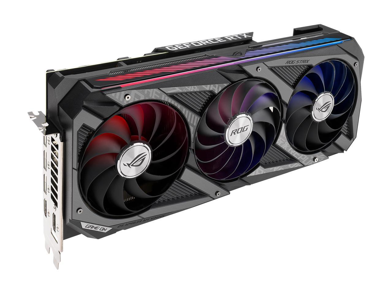 ASUS ROG Strix GeForce RTX 3070 Ti 8GB GDDR6X PCI Express 4.0 x16 Video Card ROG-STRIX-RTX3070TI-O8G-GAMING