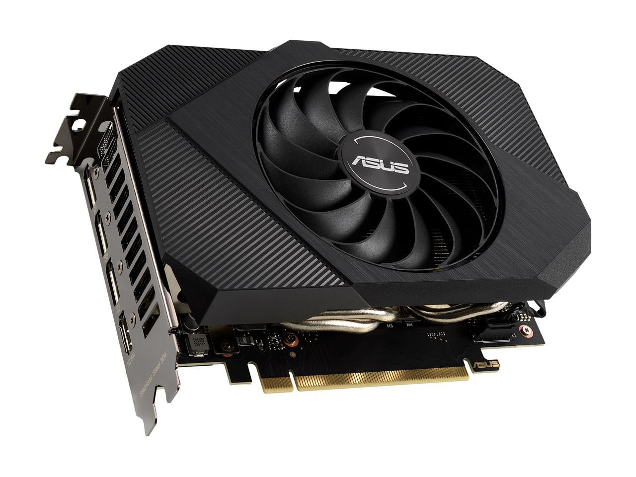 ASUS Phoenix NVIDIA GeForce RTX 3060 Gaming Graphics Card (PCIe 4.0, 12GB GDDR6 Memory, HDMI 2.1, DisplayPort 1.4a, Axial-tech Fan Design, Protective Backplate, Dual Ball Fan Bearings), PH-RTX3060-12G