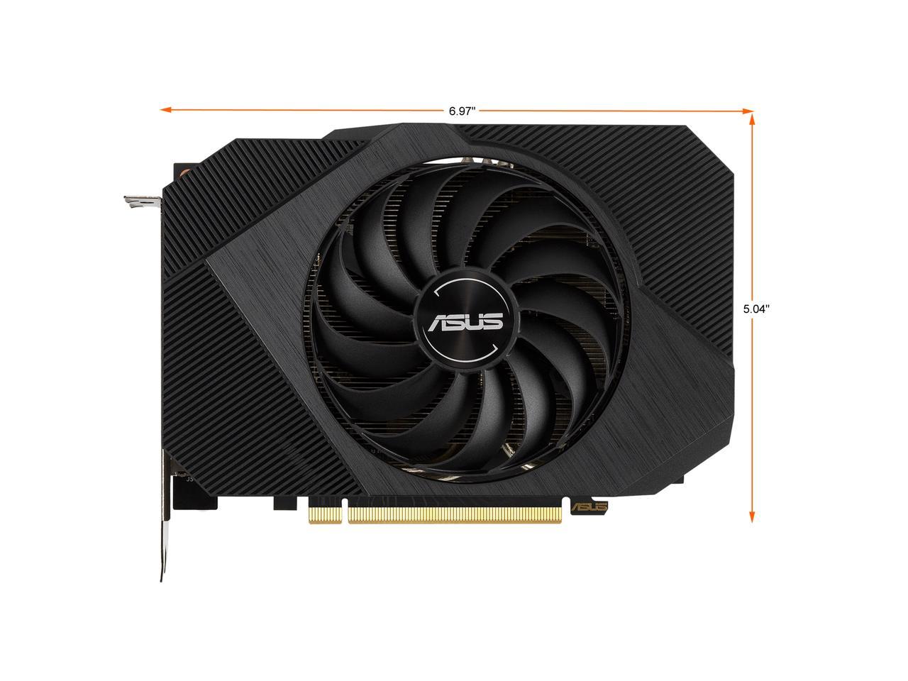 ASUS Phoenix NVIDIA GeForce RTX 3060 Gaming Graphics Card (PCIe 4.0, 12GB GDDR6 Memory, HDMI 2.1, DisplayPort 1.4a, Axial-tech Fan Design, Protective Backplate, Dual Ball Fan Bearings), PH-RTX3060-12G