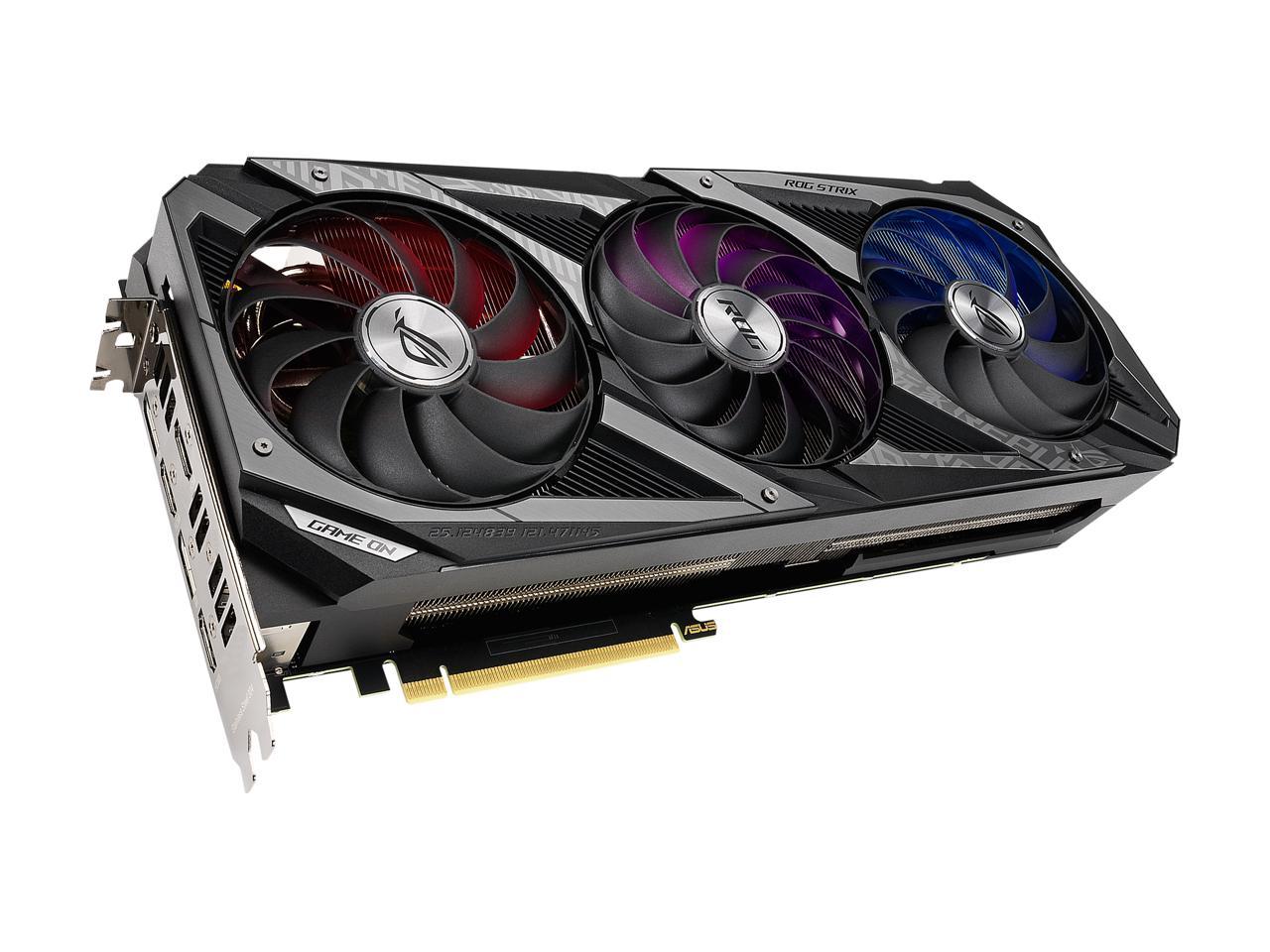 ASUS ROG Strix GeForce RTX 3070 8GB GDDR6 PCI Express 4.0 x16 Video Card ROG-STRIX-RTX3070-O8G-V2-GAMING