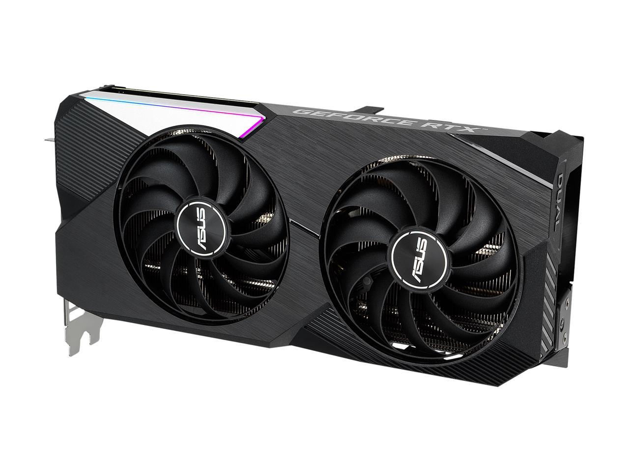 ASUS Dual GeForce RTX 3060 Ti 8GB GDDR6 PCI Express 4.0 x16 Video Card DUAL-RTX3060TI-O8G-V2