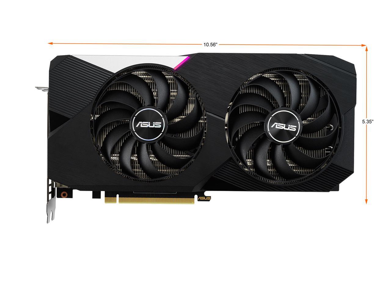 ASUS Dual GeForce RTX 3060 Ti 8GB GDDR6 PCI Express 4.0 x16 Video Card DUAL-RTX3060TI-O8G-V2