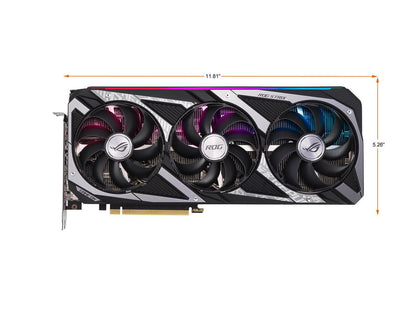 ASUS ROG Strix GeForce RTX 3060 12GB GDDR6 PCI Express 4.0 x16 Video Card ROG-STRIX-RTX3060-O12G-V2-GAMING