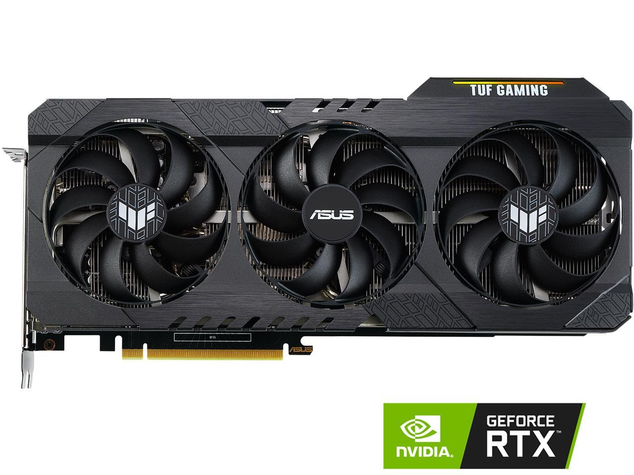 ASUS TUF Gaming GeForce RTX 3060 12GB GDDR6 PCI Express 4.0 Video Card TUF-RTX3060-O12G-V2-GAMING