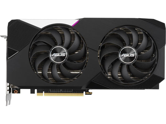 ASUS Dual NVIDIA GeForce RTX 3070 V2 OC Edition Gaming Graphics Card (PCIe 4.0, 8GB GDDR6, LHR, HDMI 2.1, DisplayPort 1.4a, Axial-tech Fan Design, Dual BIOS, Protective Backplate) DUAL-RTX3070-O8G-V2