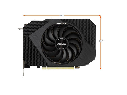 ASUS Phoenix NVIDIA GeForce RTX 3060 V2 Gaming Graphics Card (PCIe 4.0, 12GB GDDR6, HDMI 2.1, DisplayPort 1.4a, Axial-tech Fan Design, Protective Backplate, Dual Ball Fan Bearings, Auto-Extreme) PH-RTX3060-12G-V2