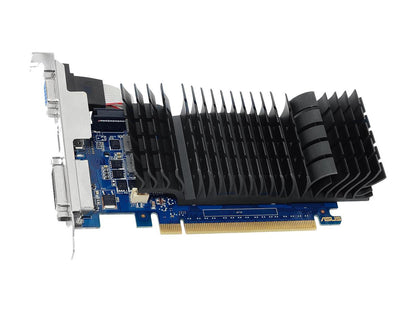 ASUS GeForce GT 730 2GB GDDR5 PCI Express 2.0 Low Profile Video Card for Silent HTPC Builds (with I/O Port Brackets) GT730-SL-2GD5-BRK