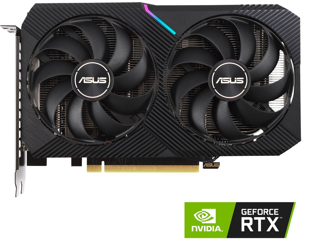 ASUS Dual GeForce RTX 3050 8GB GDDR6 PCI Express 4.0 Video Card DUAL-RTX3050-O8G