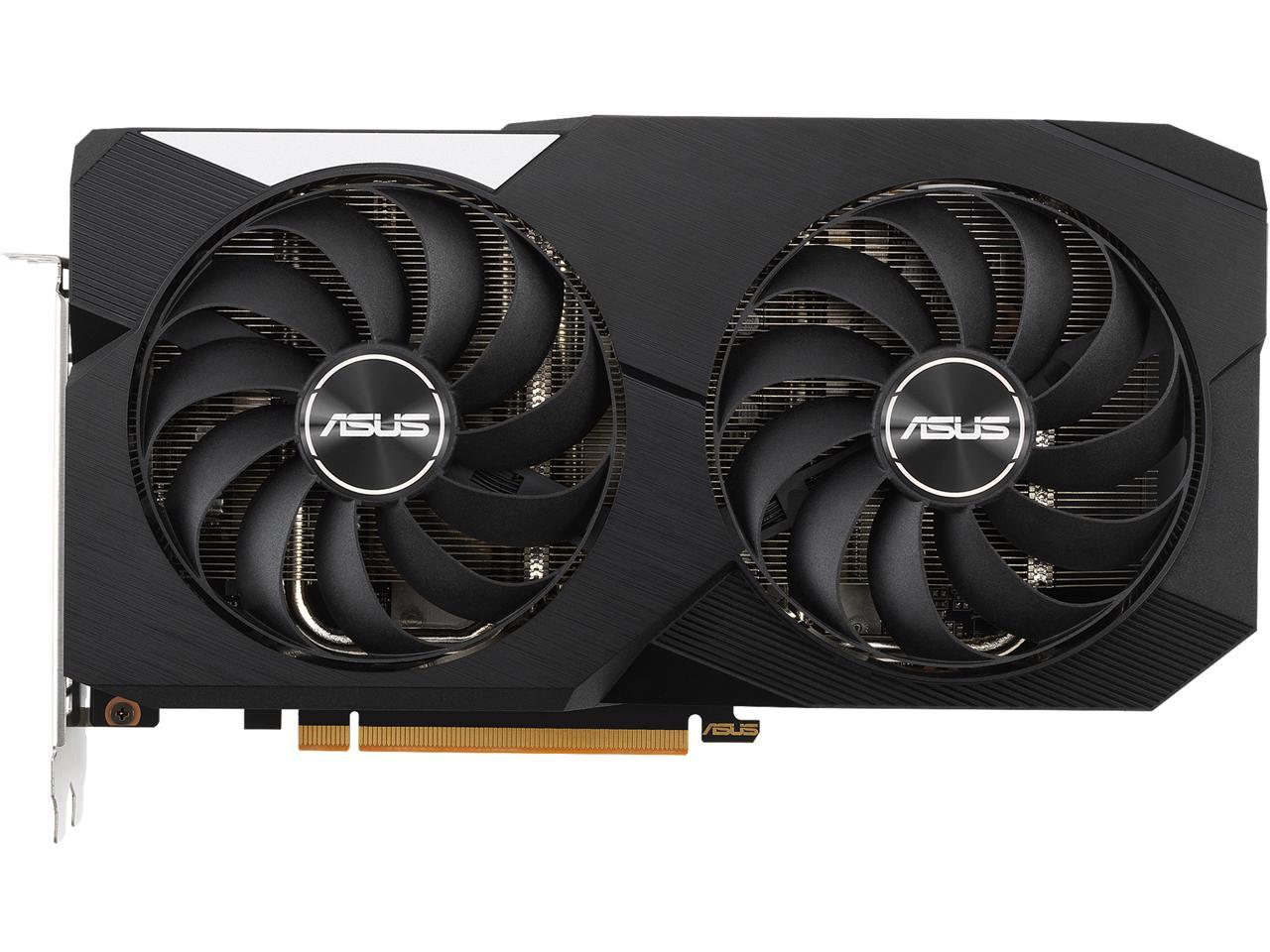 ASUS Dual AMD Radeon RX 6650 XT OC Edition 8GB GDDR6 Gaming Graphics Card (AMD RNDA 2, PCIe 4.0, 8GB GDDR6 Memory, HDMI 2.1, DisplayPort 1.4a, Axial-tech Fan Design, 0dB Technology)