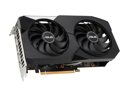 ASUS Dual AMD Radeon RX 6650 XT OC Edition 8GB GDDR6 Gaming Graphics Card (AMD RNDA 2, PCIe 4.0, 8GB GDDR6 Memory, HDMI 2.1, DisplayPort 1.4a, Axial-tech Fan Design, 0dB Technology)