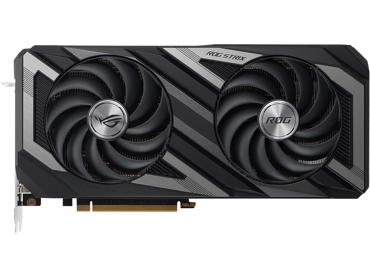ASUS ROG Strix AMD Radeon RX 6650 XT OC Edition Gaming Graphics Card (AMD RDNA 2, PCIe 4.0, 8GB GDDR6, HDMI 2.1, DisplayPort 1.4a, Axial-tech Fan Design, Super Alloy Power II, GPU Tweak II)