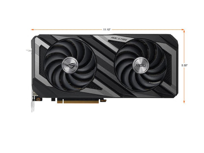 ASUS ROG Strix AMD Radeon RX 6650 XT OC Edition Gaming Graphics Card (AMD RDNA 2, PCIe 4.0, 8GB GDDR6, HDMI 2.1, DisplayPort 1.4a, Axial-tech Fan Design, Super Alloy Power II, GPU Tweak II)