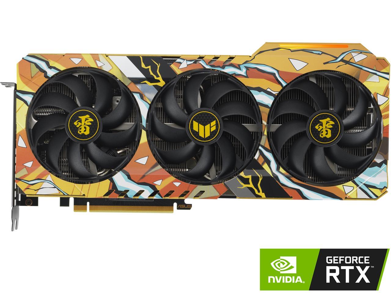 ASUS TUF Gaming GeForce RTX 3060 12GB GDDR6 PCI Express 4.0 ATX Video Card TUF-RTX3060-O12G-DEMONSLAYER
